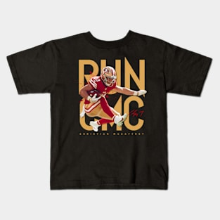 Christian Mccaffrey Run Cmc Kids T-Shirt